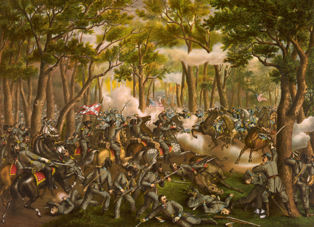 Battle of the Wilderness by Kurz and Allison