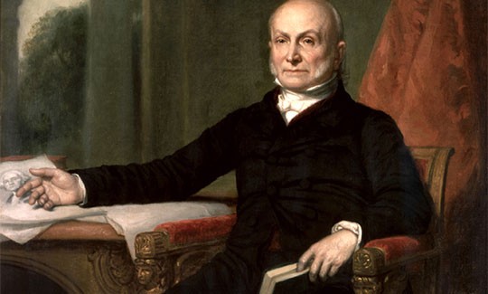John Quincy Adams by George Peter Alexander Healy, 1958. The White House Historical Association (White House Collection)