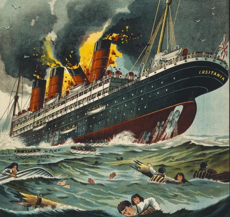 lusitania war talks in nyc