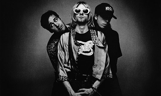 Nirvana in 1993. Photo: Anton Corbijn