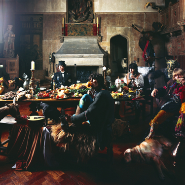THE ROLLING STONES, LONDON, 1968 The Banquet, Beggars Banquet photoshoot, June 14 Archival digital print Photographer: Michael Joseph. Sold for: $11,250.00