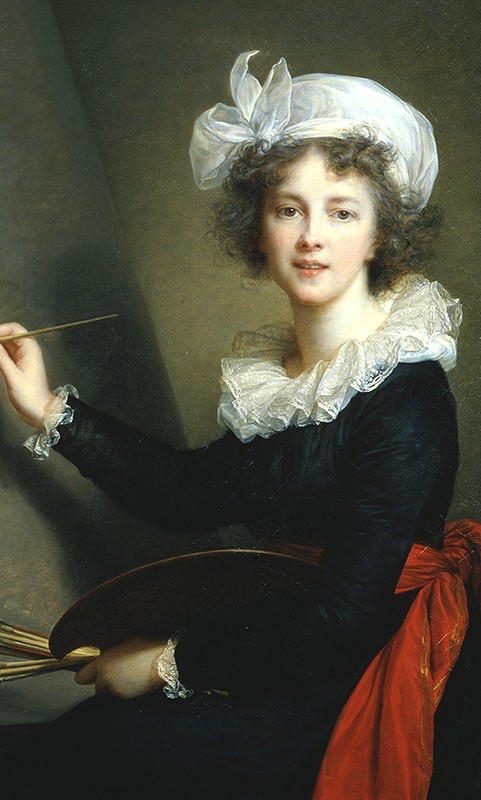 Elisabeth Louise Vig&eacute;e Le Brun (French, 1755&ndash;1842). Self-portrait, 1790. Oil on canvas; 100 x 81 cm. Galleria degli Uffizi, Corridoio Vasariano, Florence (1905)